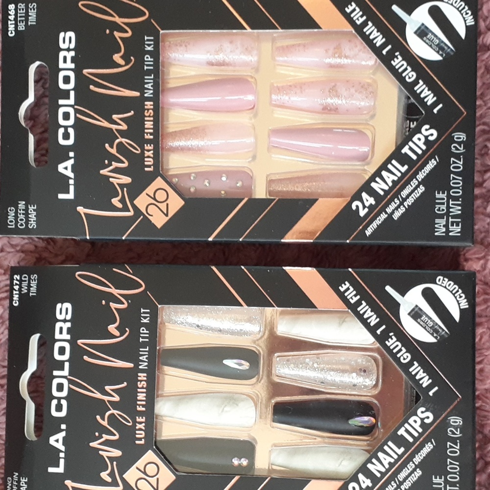 Brand New L.A. COLORS False Nails- 2 CT.